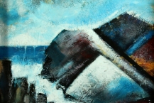 132--David-Wlikes--'COASTAL-STUDY,-ZENNOR,-CORNWALL'