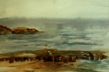 145-Jean-Willmott--'BAMBURGH-COASTLINE'
