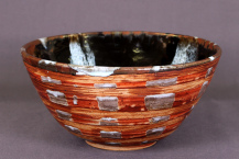 18 Reduction Fired Temoku Bowl -  By Jude Hanly